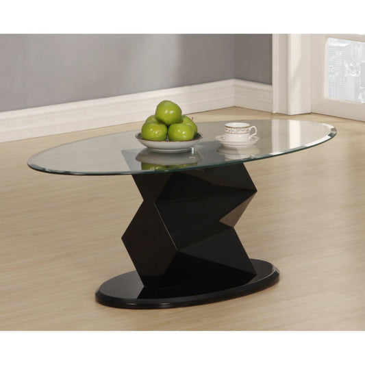 Heartlands Furniture Rowley Black High Gloss Coffee Table