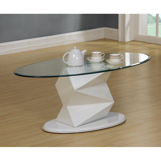 Heartlands Furniture Rowley White High Gloss Coffee Table