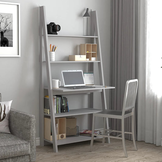 LPD Furniture Tiva Ladder Desk, Grey
