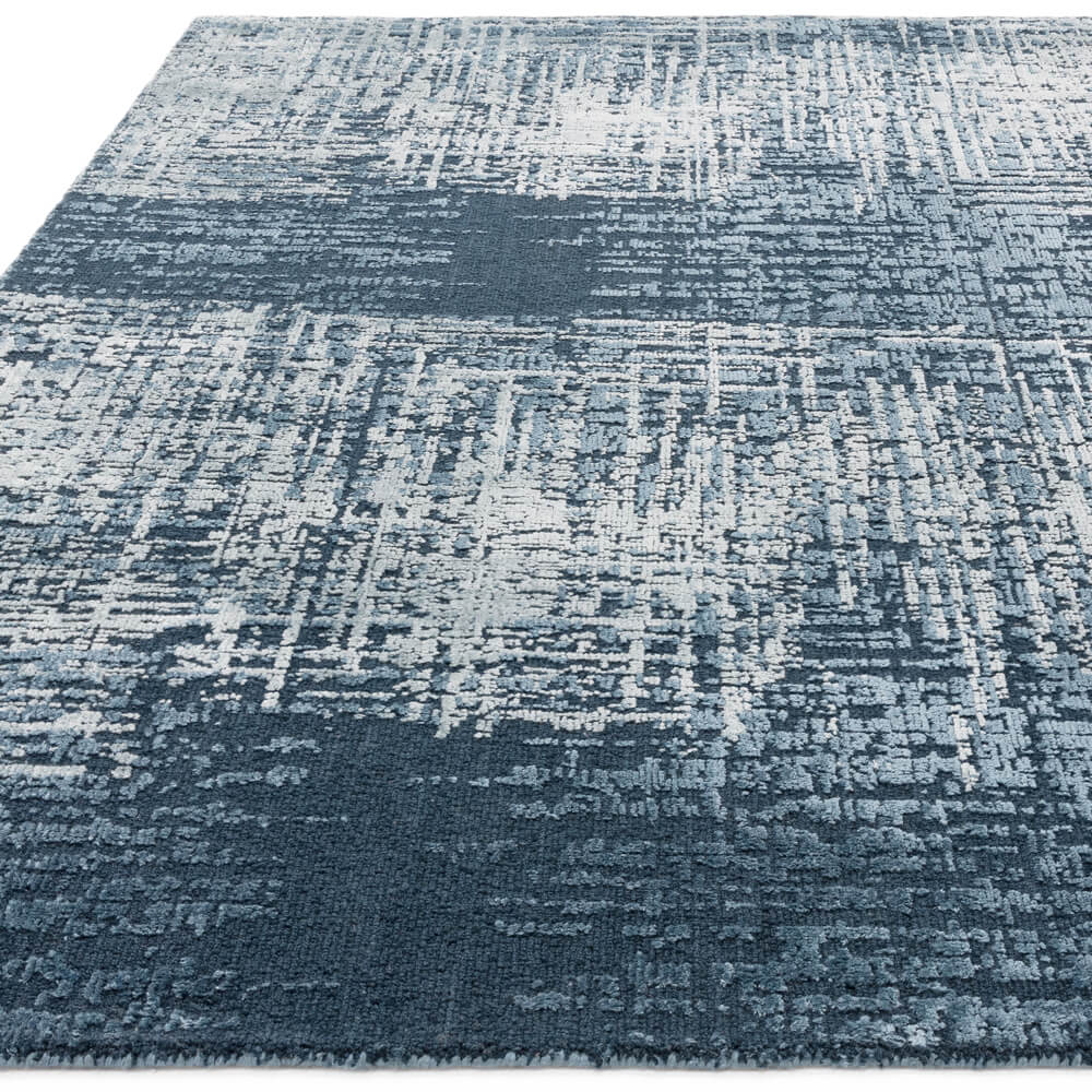 Asiatic Torino Petrol Blue, Abstract Rug