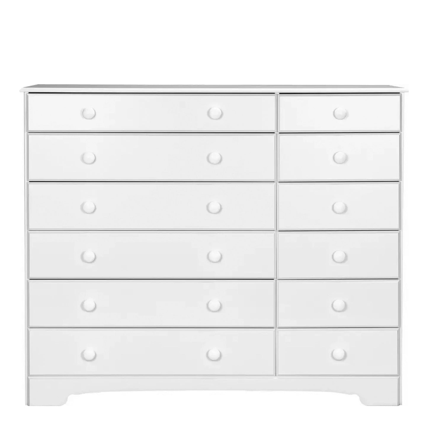 Furniture To Go Nordic Chest of Drawers 6+6 Drawers, White 050