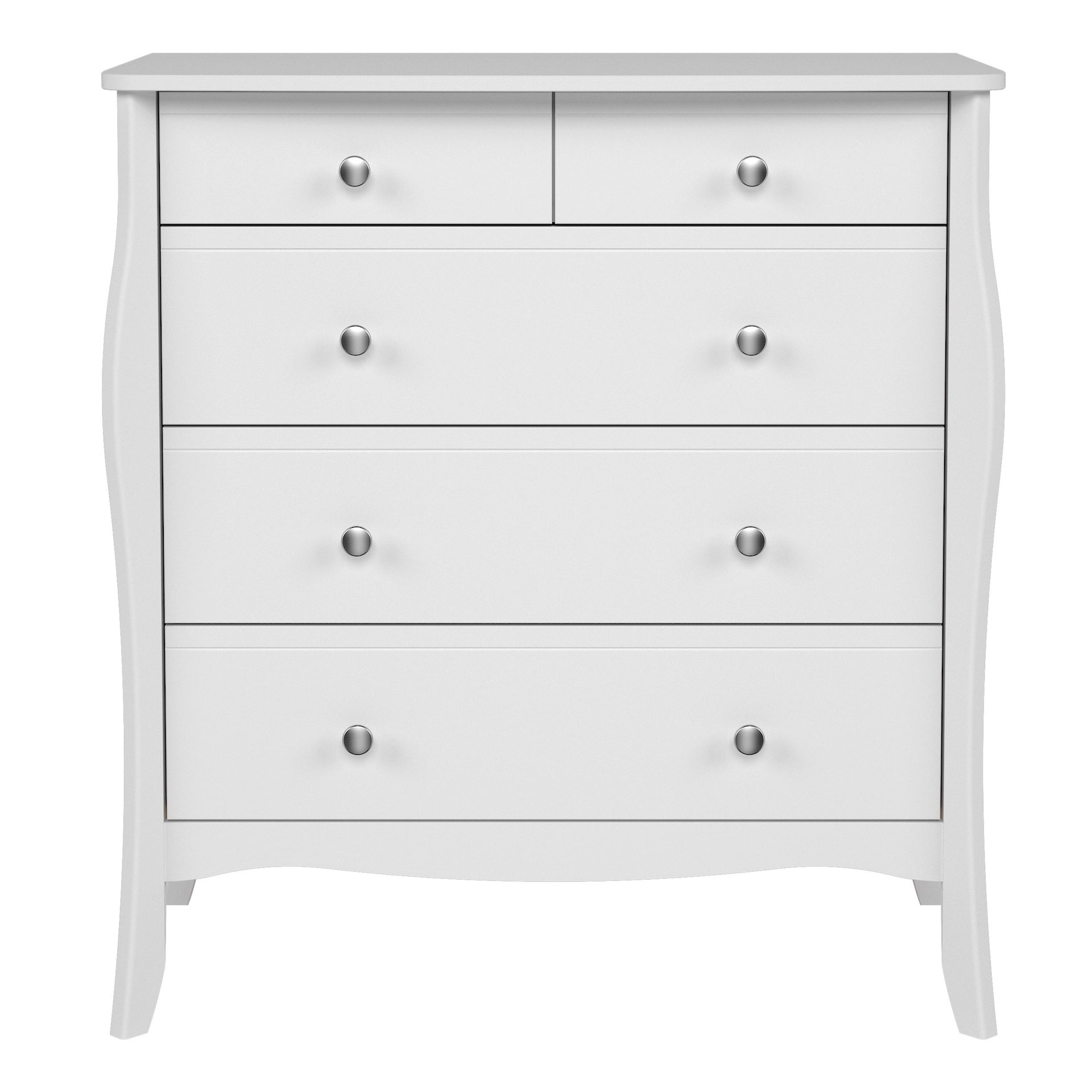 Furniture To Go Baroque 2+3 Drawer Pure White