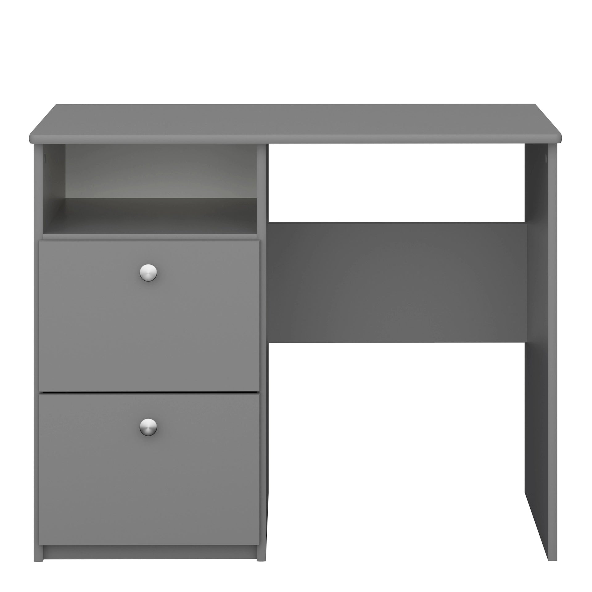 Furniture To Go Memphis Desk 2 Drawers in Folkestone Grey