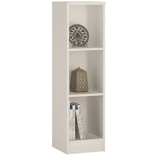 Furniture To Go 4 You Medium Narrow Bookcase in Pearl White