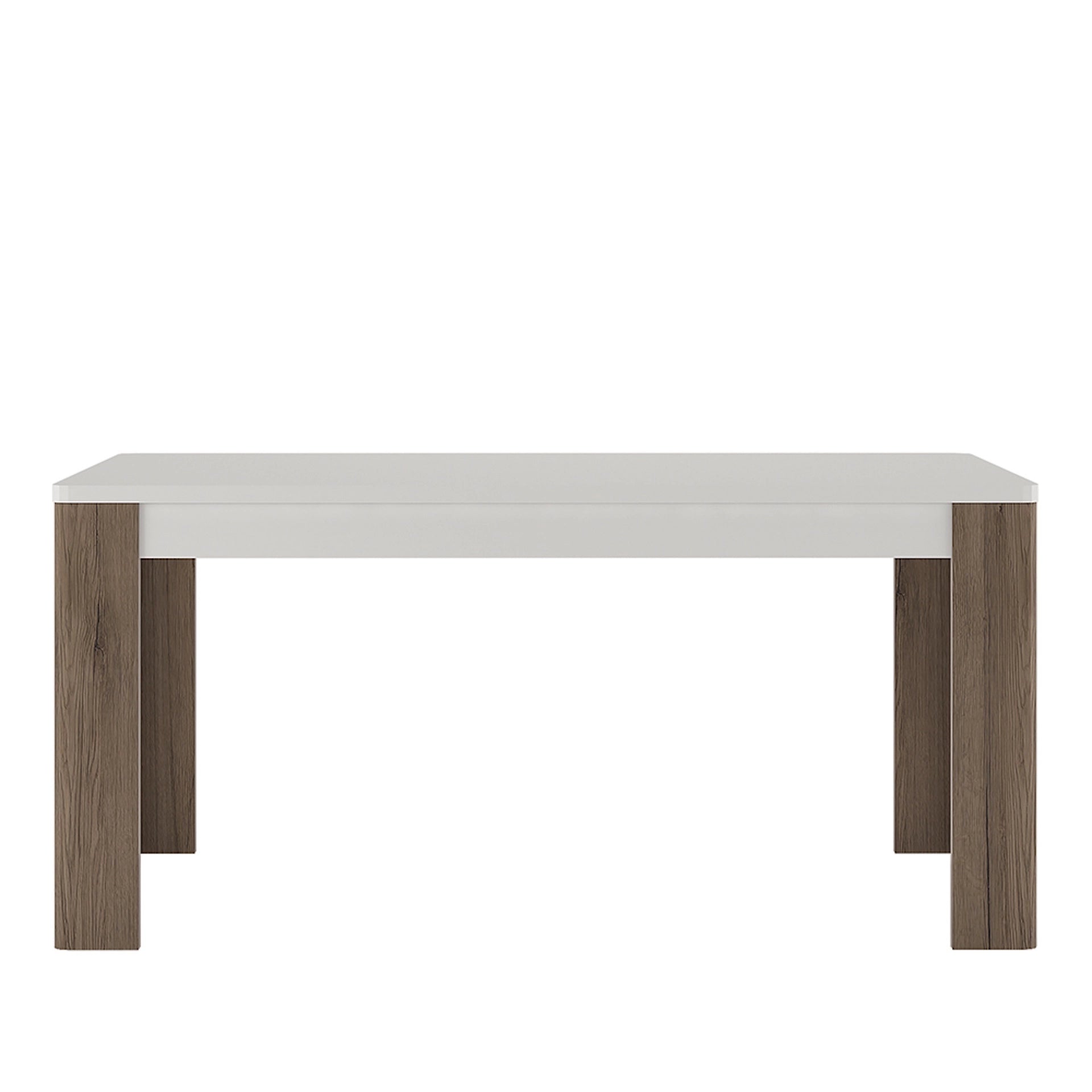 Furniture To Go Toronto 160cm Dining Table in White & Oak