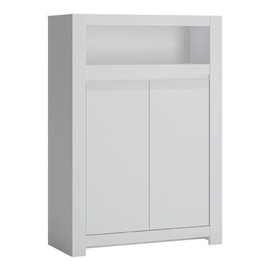Furniture To Go Novi 2 Door Cabinet in Alpine White