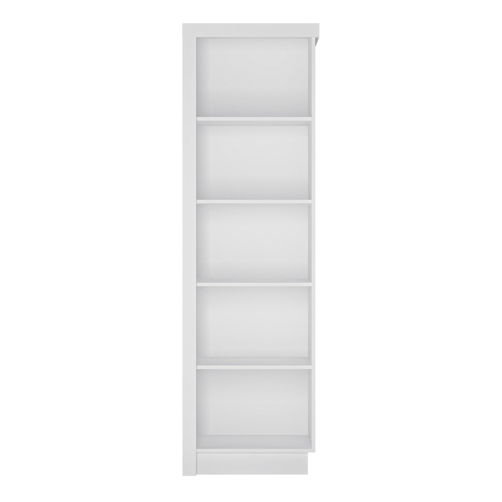 Furniture To Go Lyon Bookcase (RH) in White & High Gloss