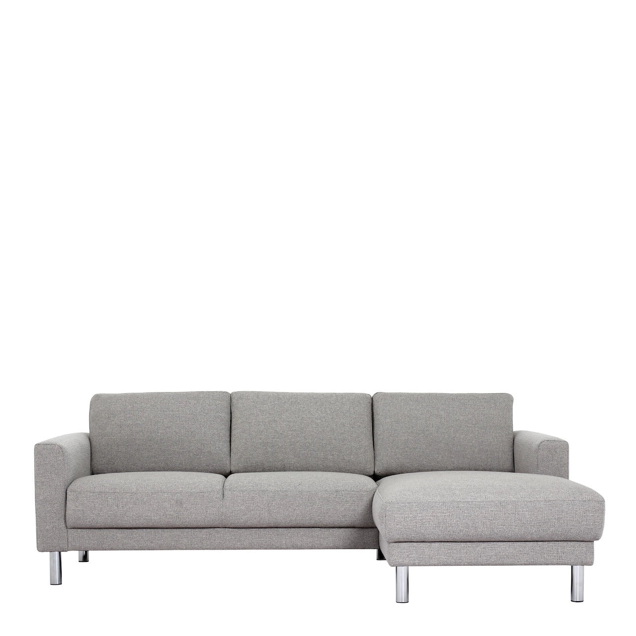 Furniture To Go Cleveland Chaiselongue Sofa (RH) in Nova Light Grey