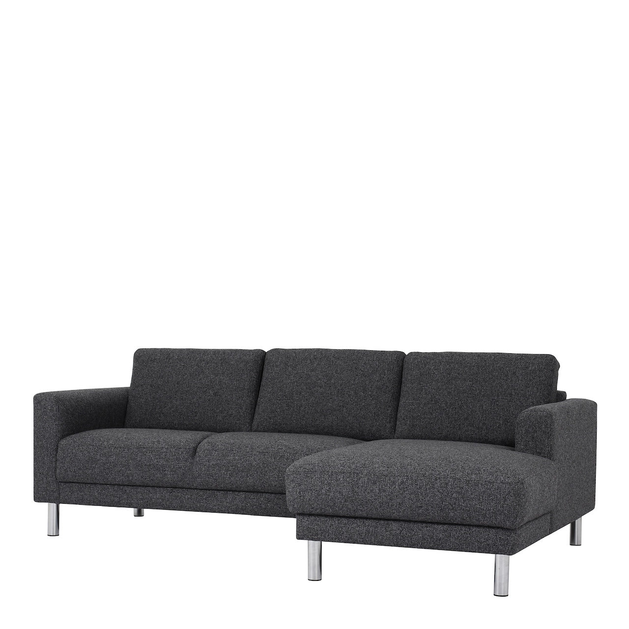 Furniture To Go Cleveland Chaiselongue Sofa (RH) in Nova Anthracite
