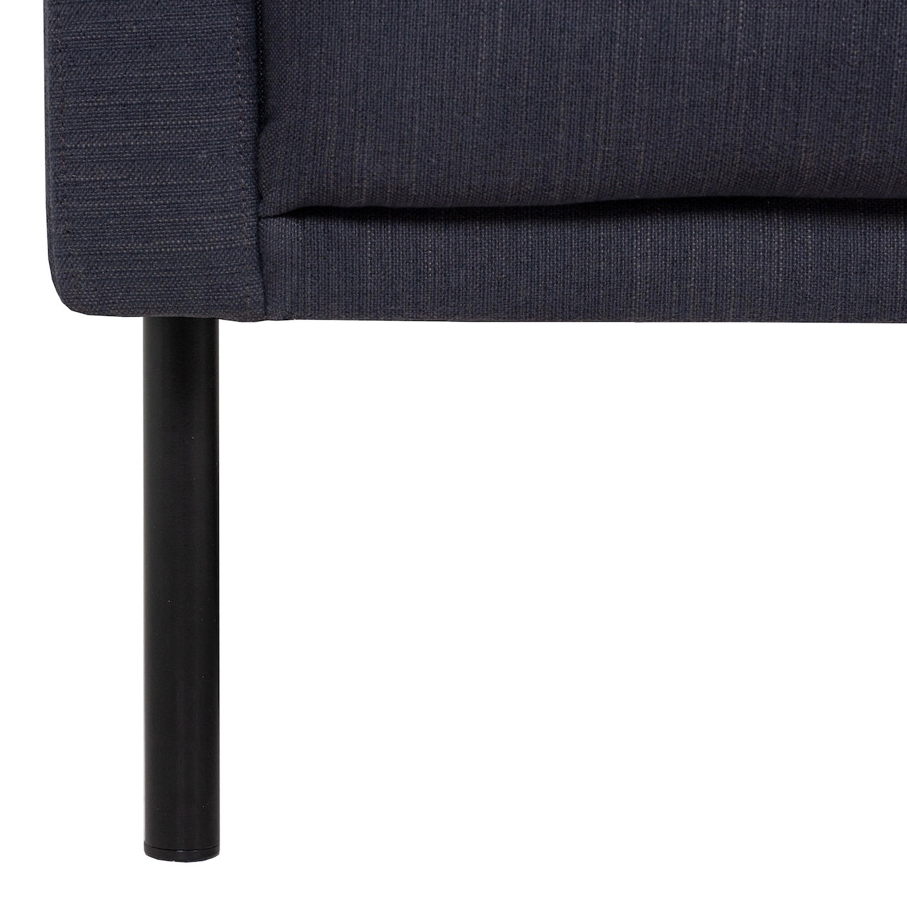 Furniture To Go Larvik 2.5 Seater Sofa - Anthracite, Black Legs