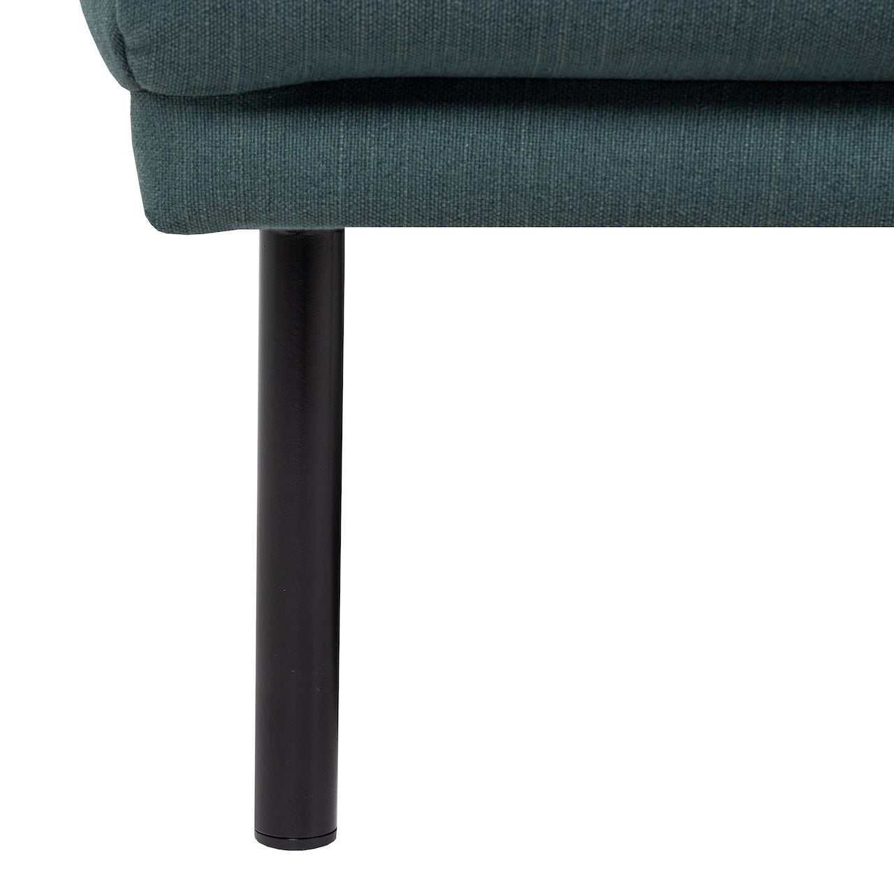 Furniture To Go Larvik 2.5 Seater Sofa - Dark Green, Black Legs