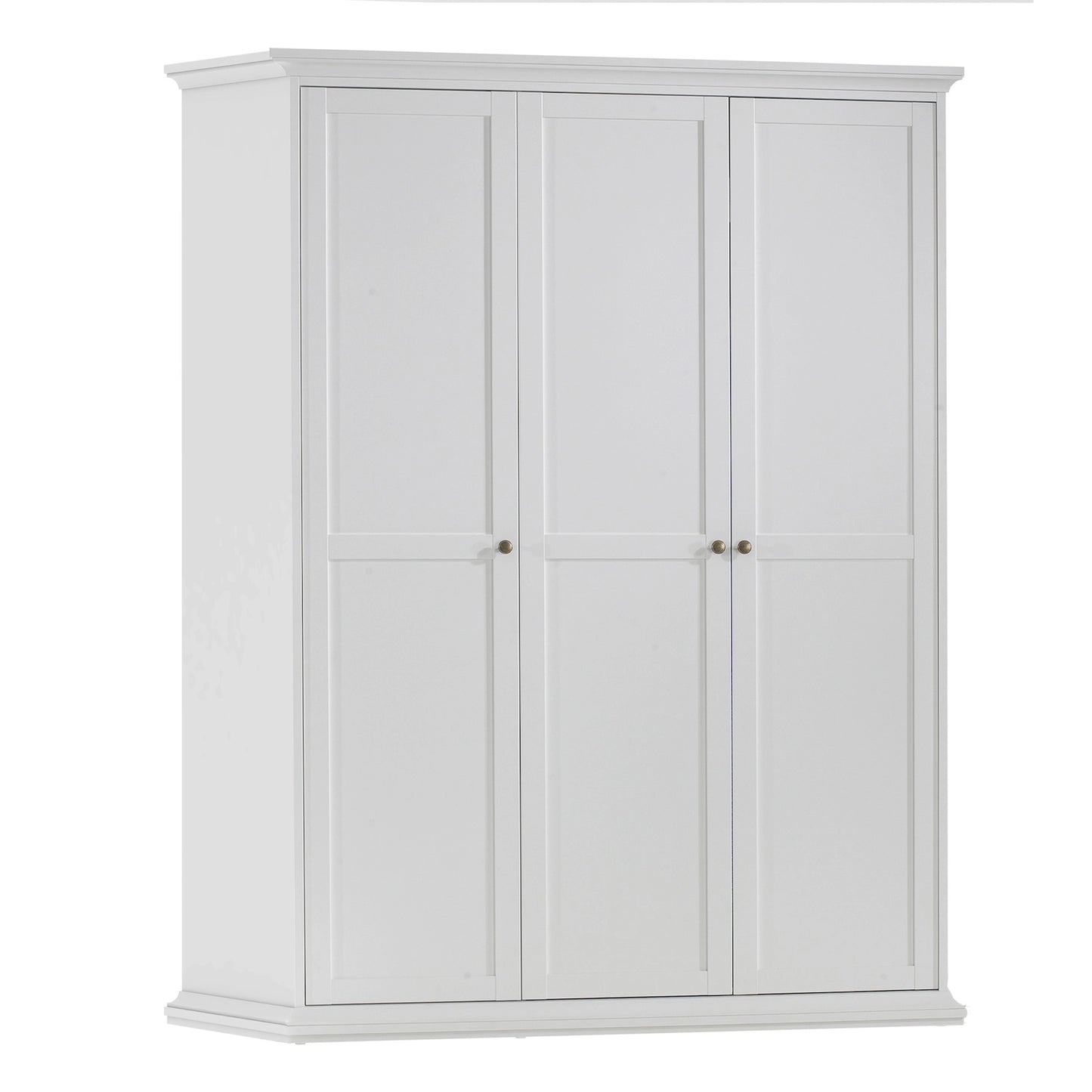 Furniture To Go Paris Wardrobe with 3 Doors in White