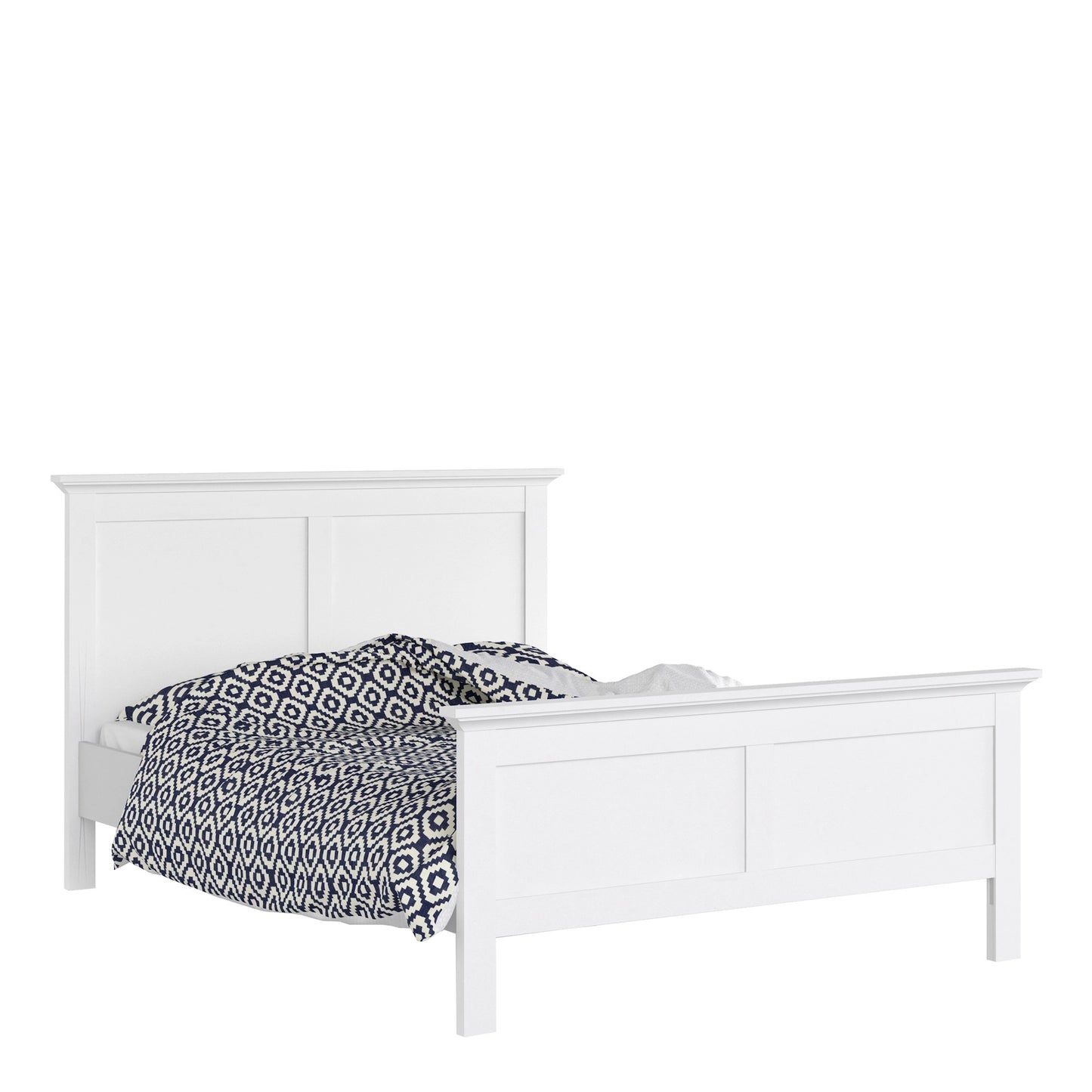 Furniture To Go Paris 4ft 6in Double Bed in White
