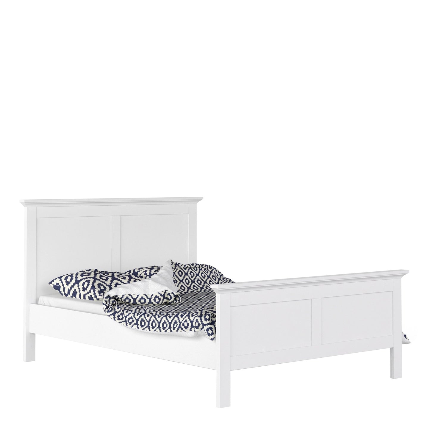 Furniture To Go Paris 4ft 6in Double Bed in White