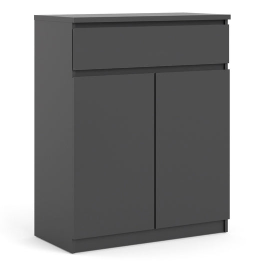 Furniture To Go Naia Sideboard - 1 Drawer 2 Doors in Black Matt