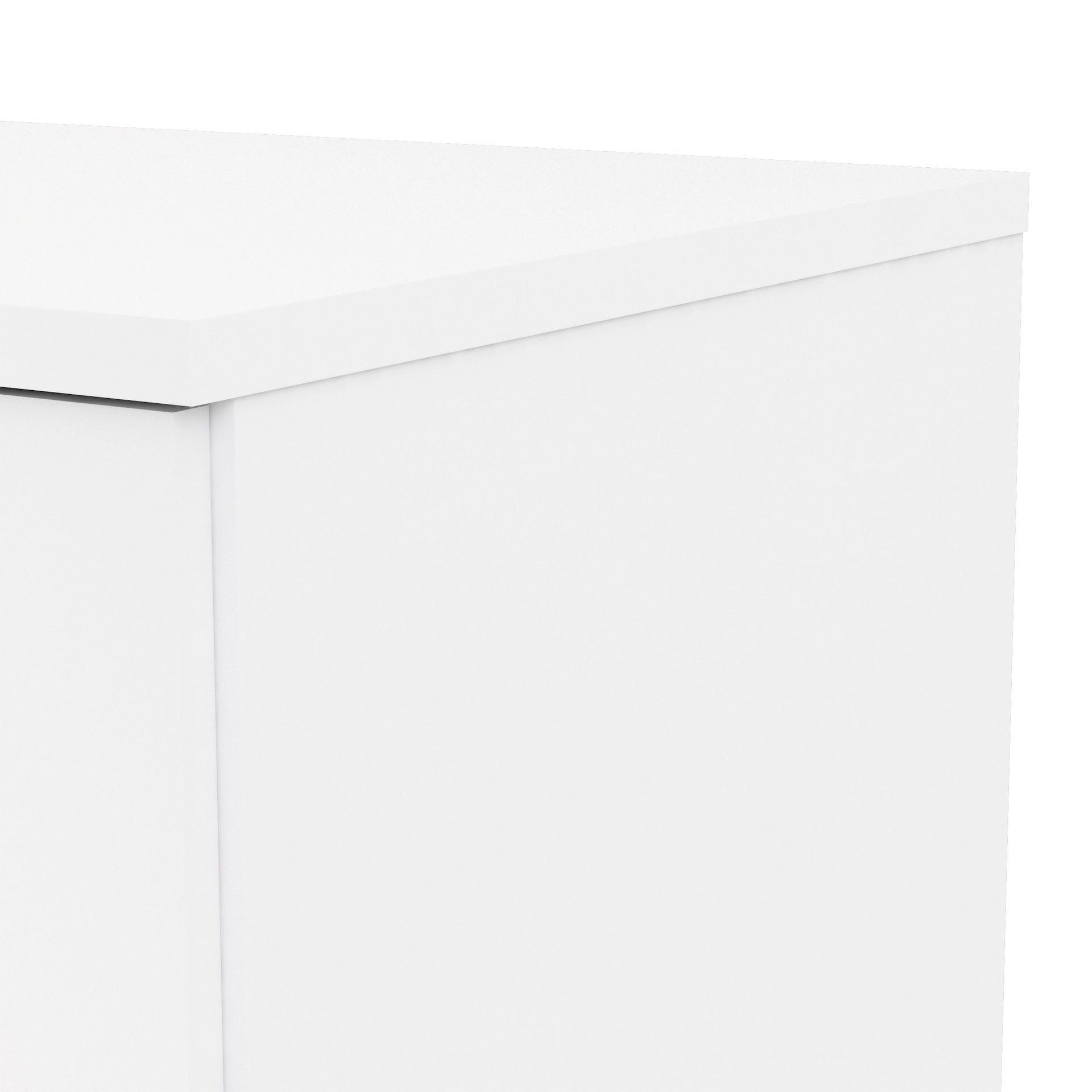 Furniture To Go Naia Wardrobe with 3 Doors + 2 Drawers in White High Gloss