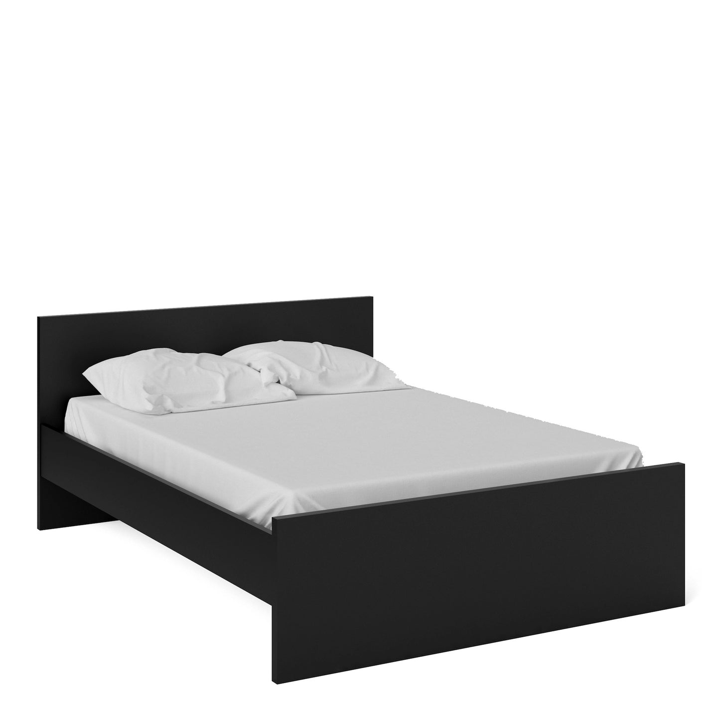 Furniture To Go Naia 4ft 6in Double Bed in Black Matt