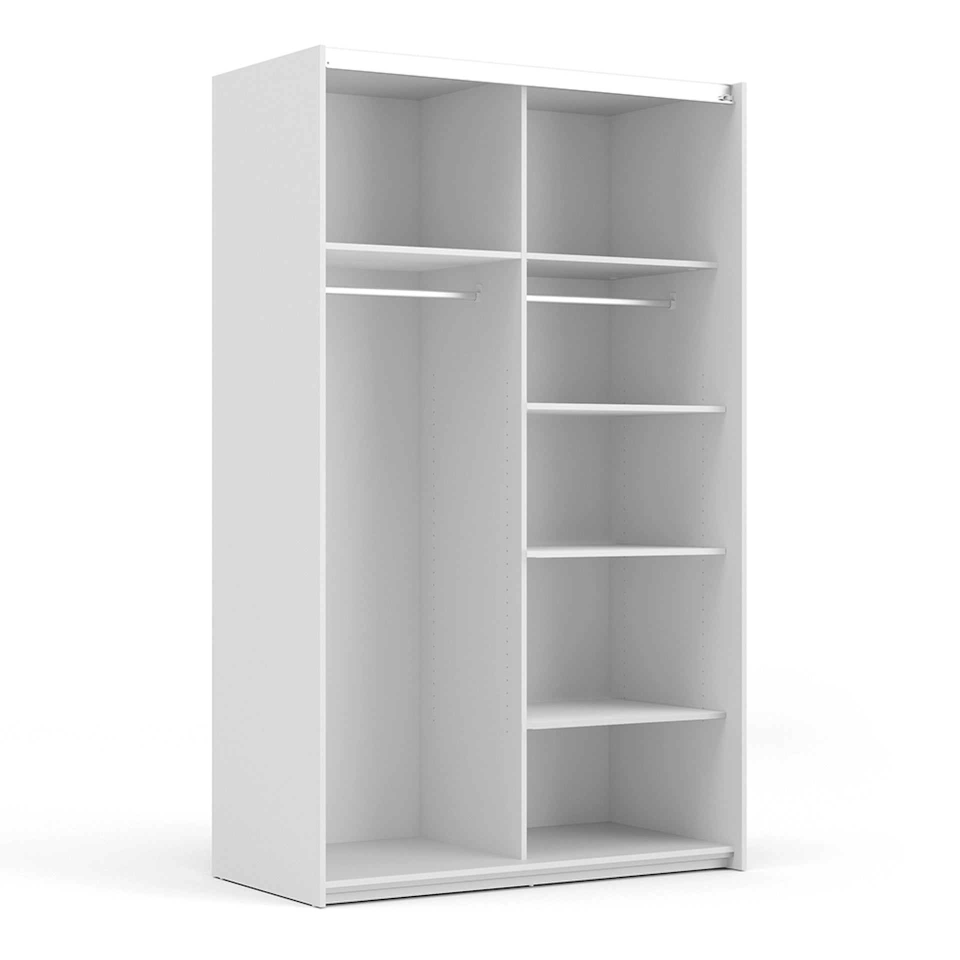 Furniture To Go Verona Set of 3 Shelves - Narrow (For 120cm Wardrobe) in White