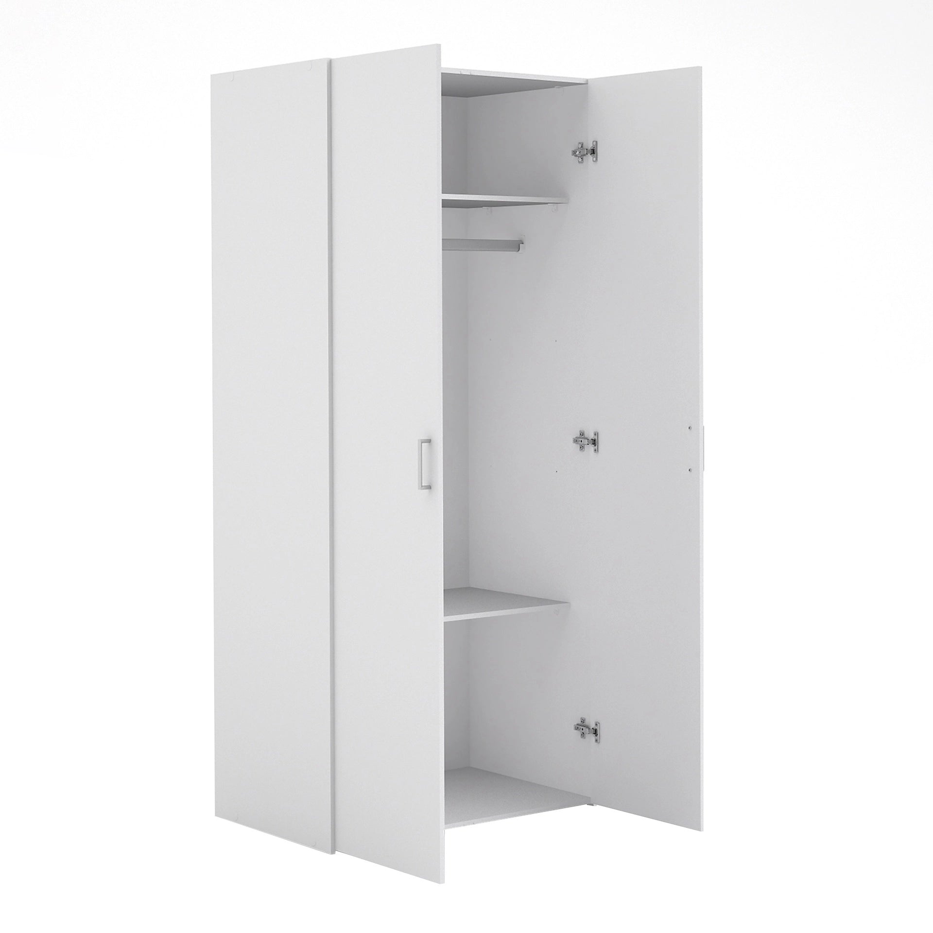 Furniture To Go Space Wardrobe with 2 Doors White 1750