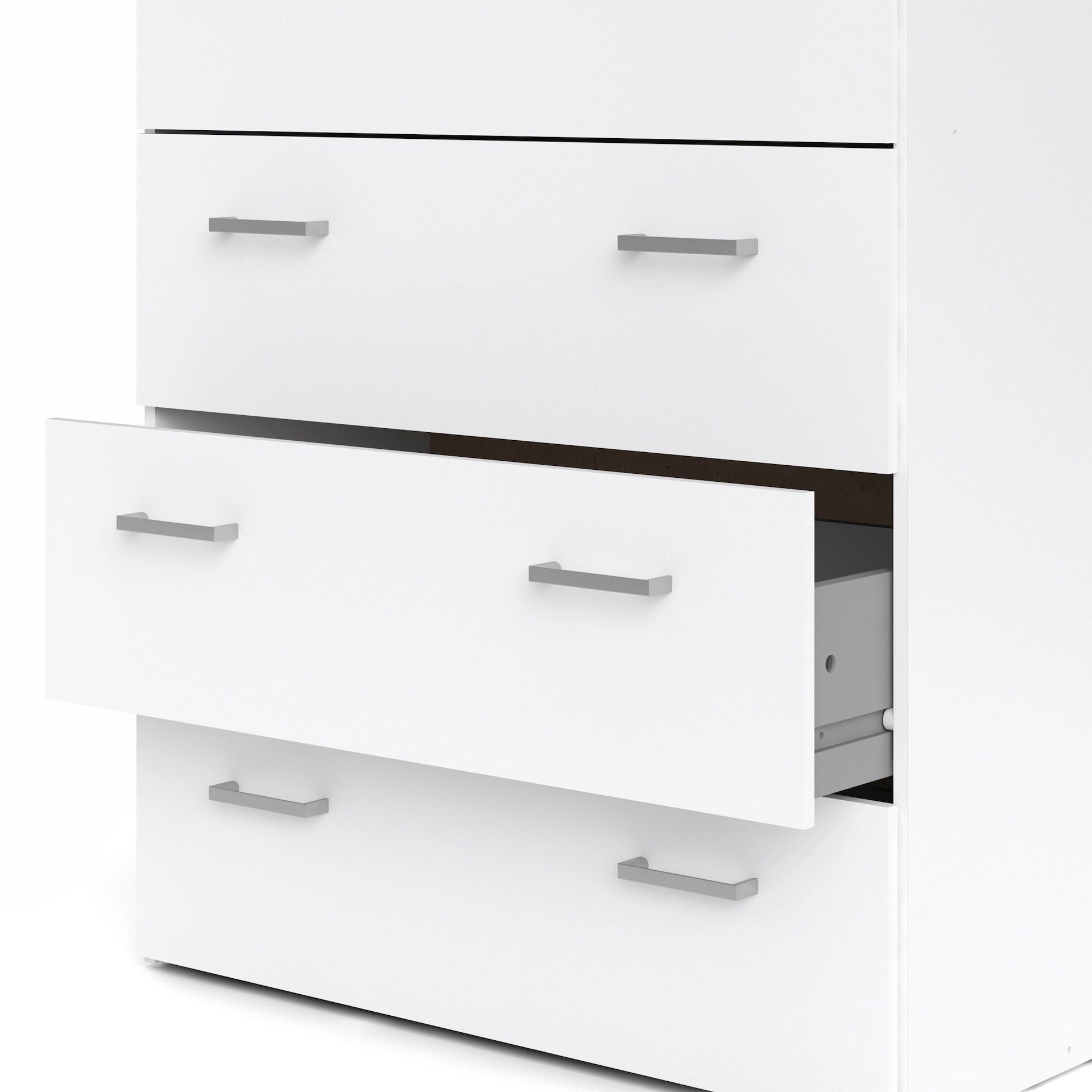 Furniture To Go Space Chest of 5 Drawers in White