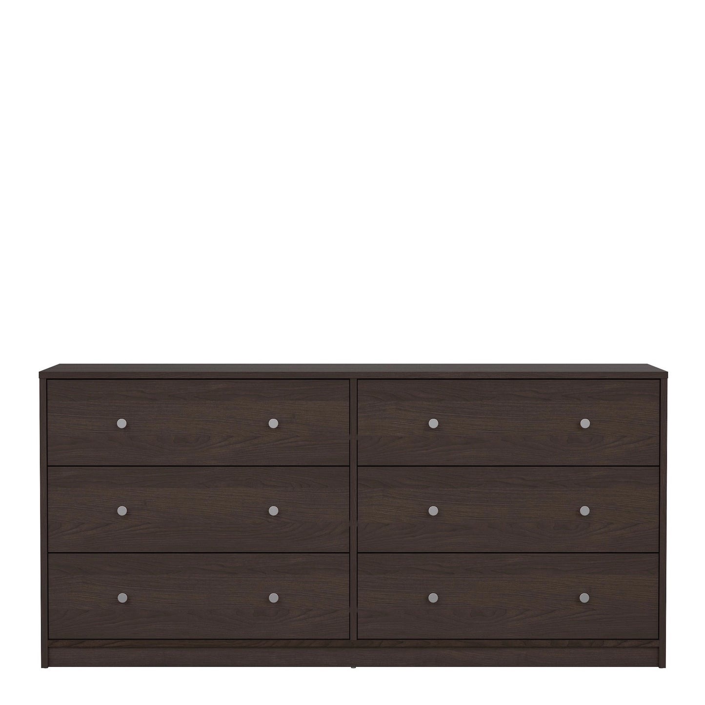 Furniture To Go May Chest of 6 Drawers (3+3) in Coffee