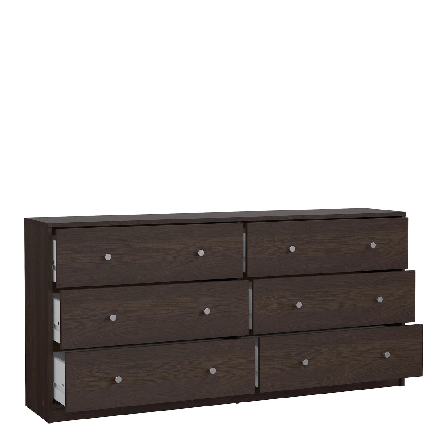 Furniture To Go May Chest of 6 Drawers (3+3) in Coffee