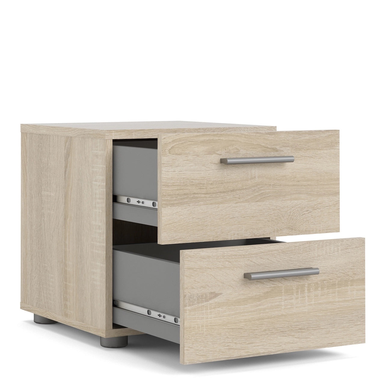 Furniture To Go Pepe Bedside 2 Drawers in Oak