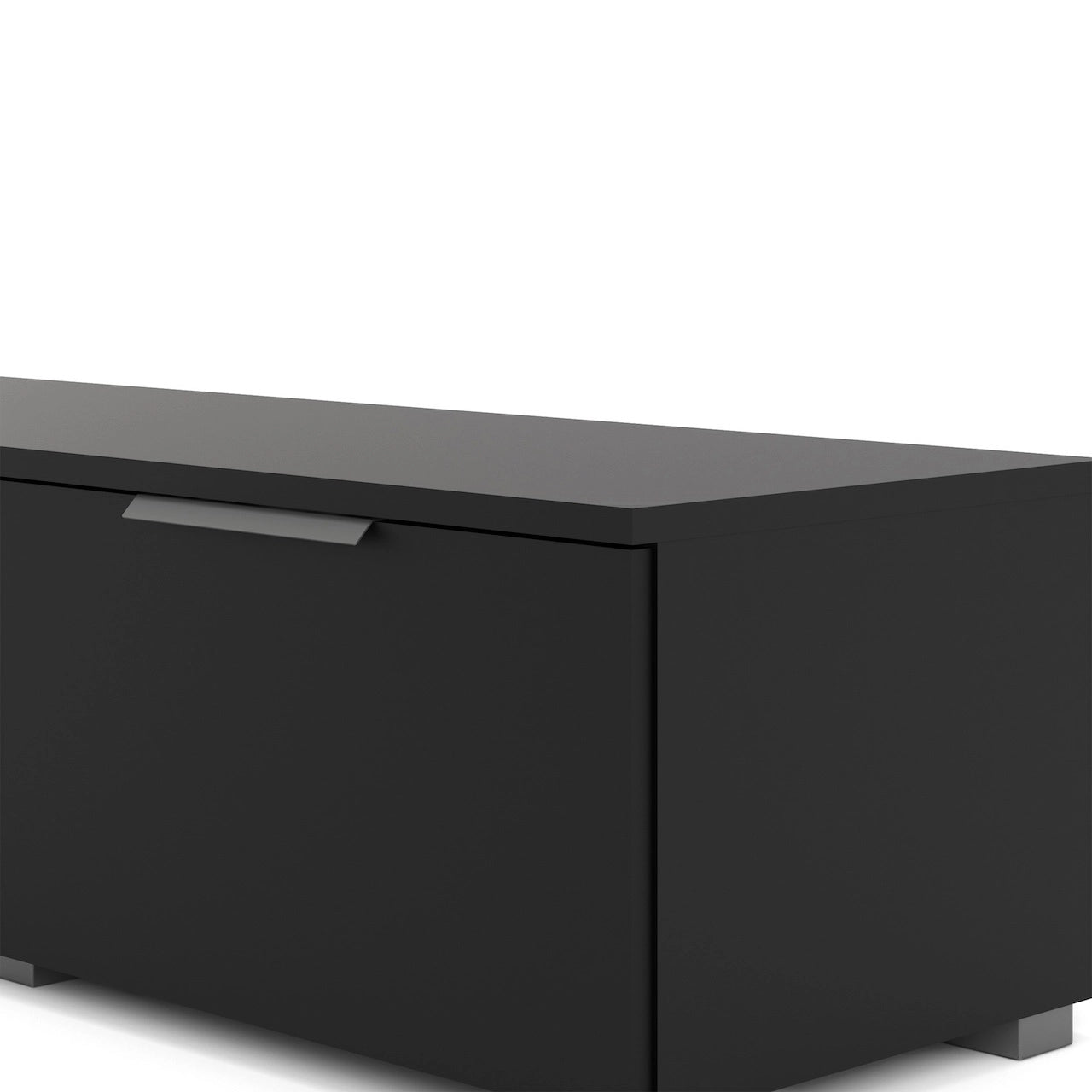 Furniture To Go Match TV Unit 2 Drawers 2 Shelf in Black