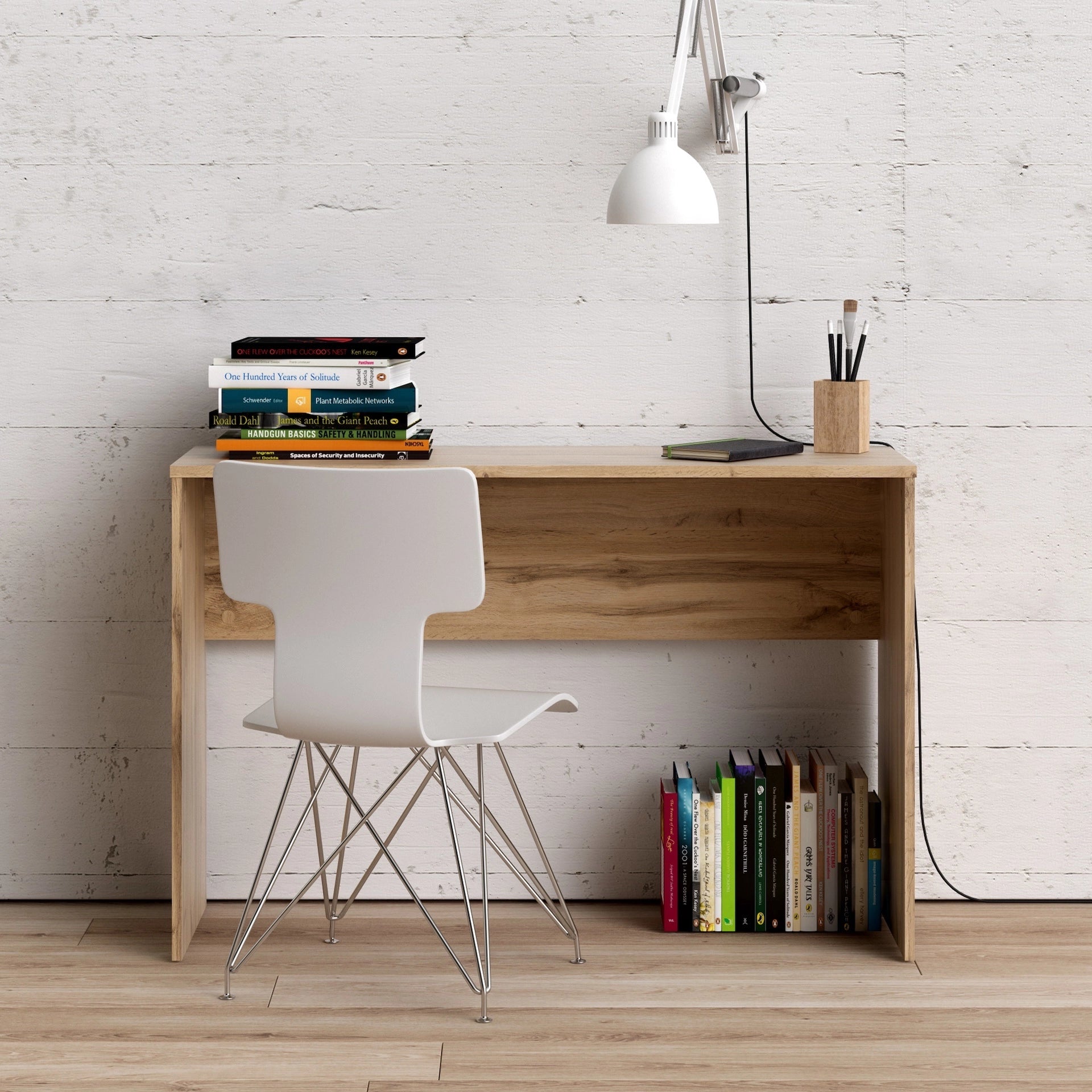 Furniture To Go Function Plus Desk in Wotan Light Oak