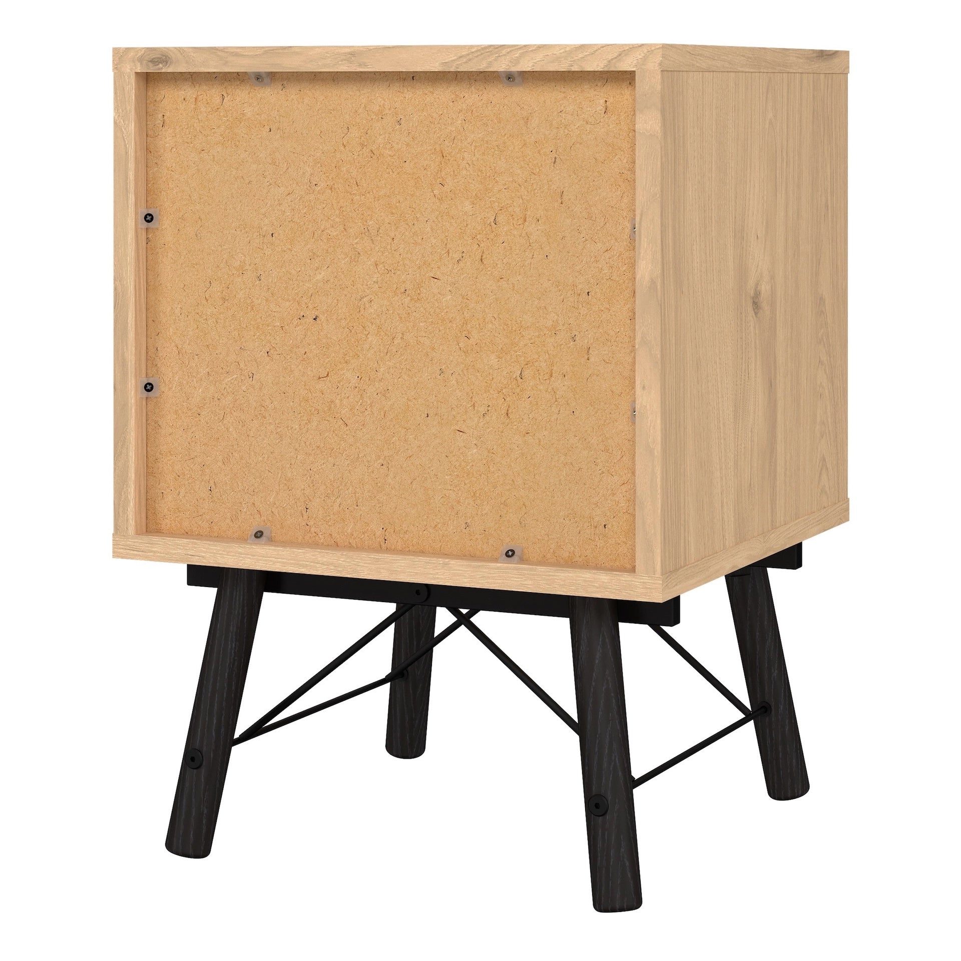 Furniture To Go Ry Bedside Cabinet 2 Drawer in Jackson Hickory Oak