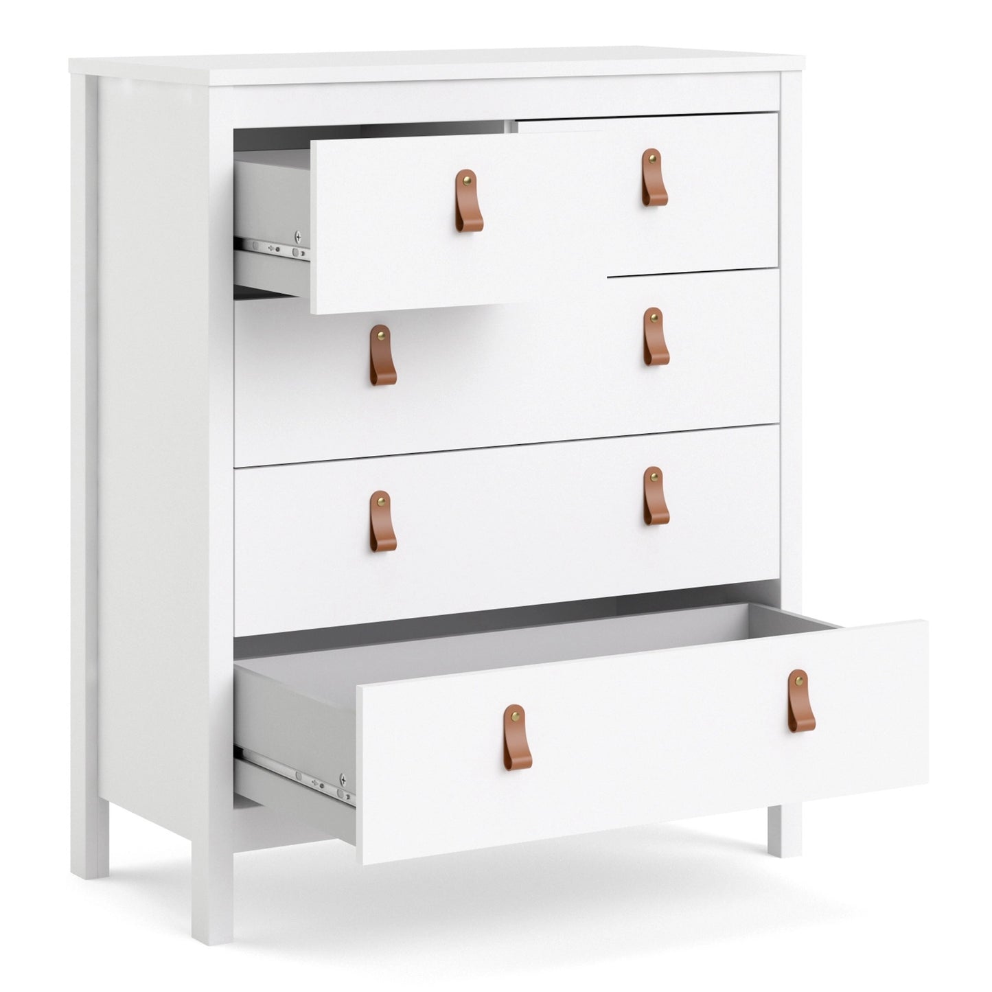 Furniture To Go Barcelona Chest 3+2 Drawers in White
