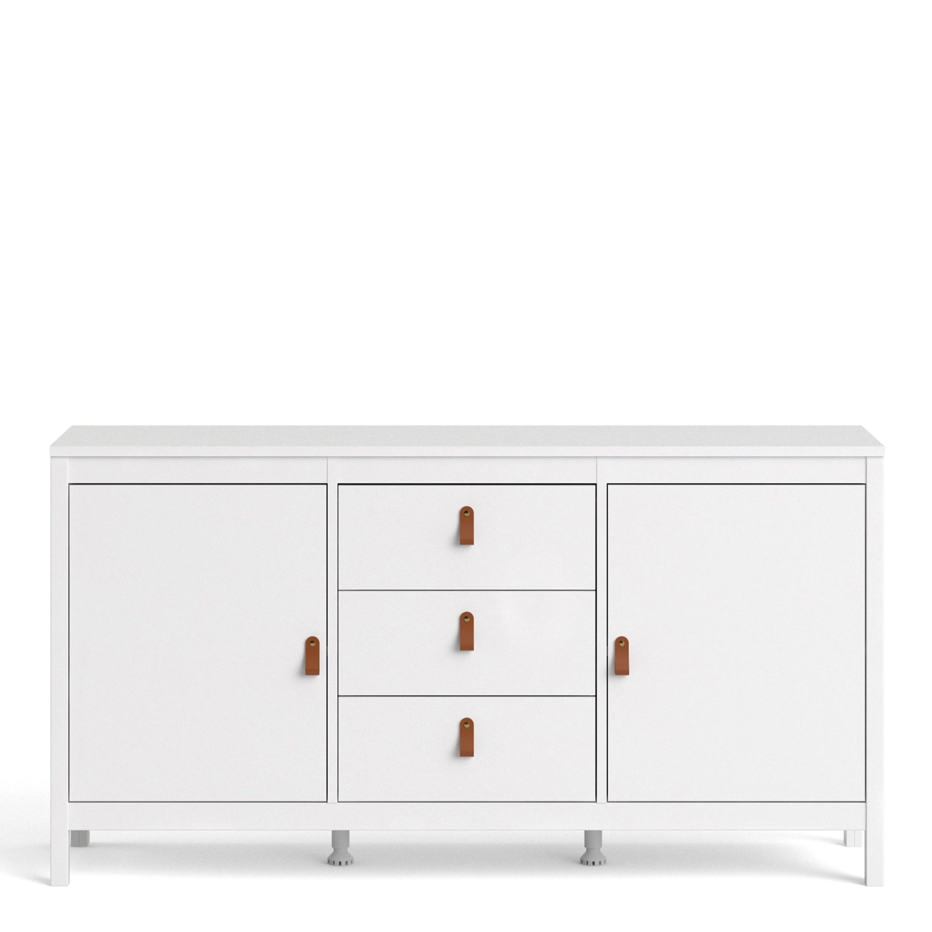 Furniture To Go Barcelona Sideboard 2 Doors + 3 Drawers in White