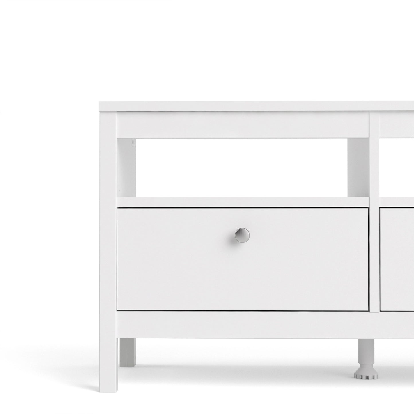 Furniture To Go Madrid TV-Unit 3 Drawers in White