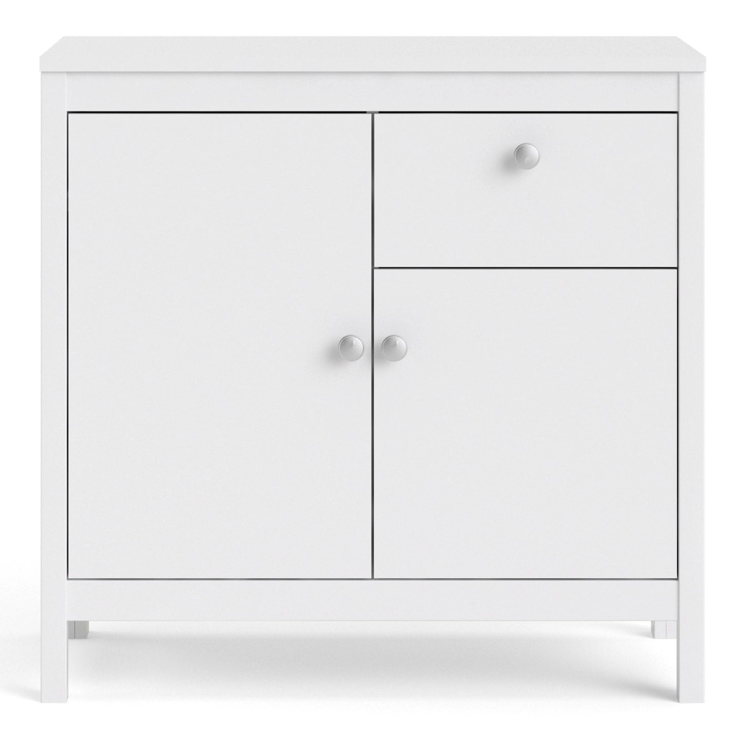 Furniture To Go Madrid Sideboard 2 Doors + 1 Drawer in White