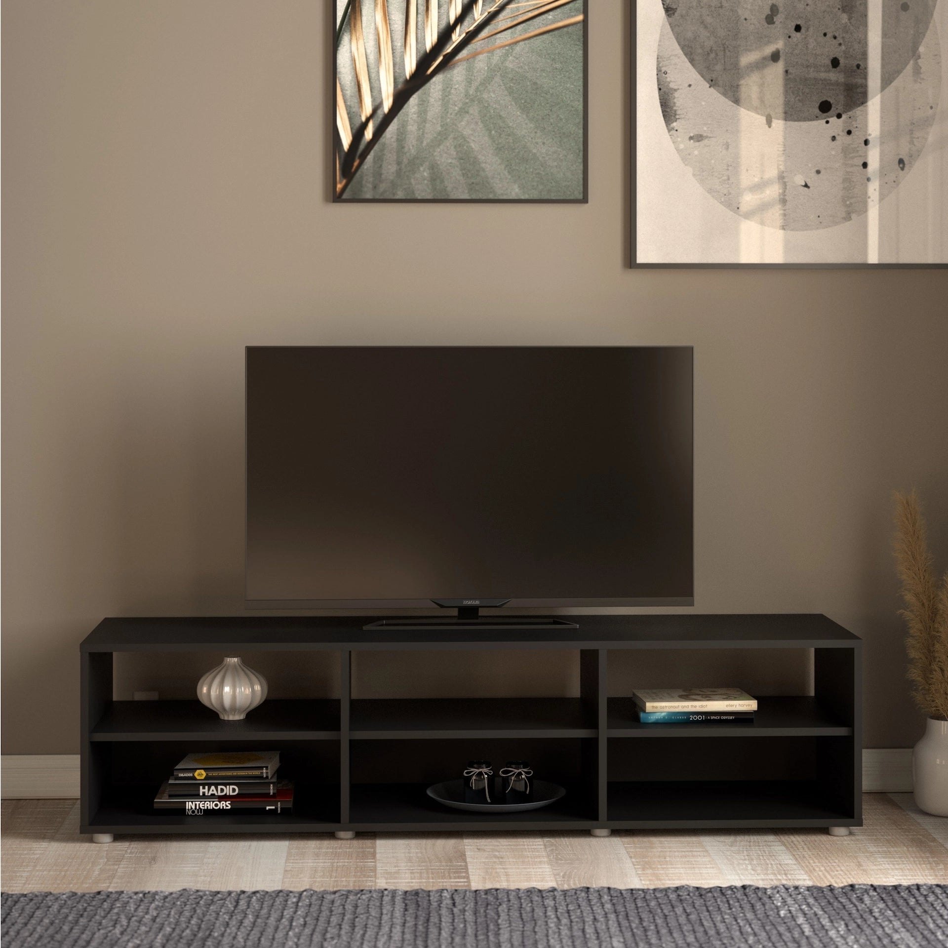 Furniture To Go Media TV-Unit 147cm Black