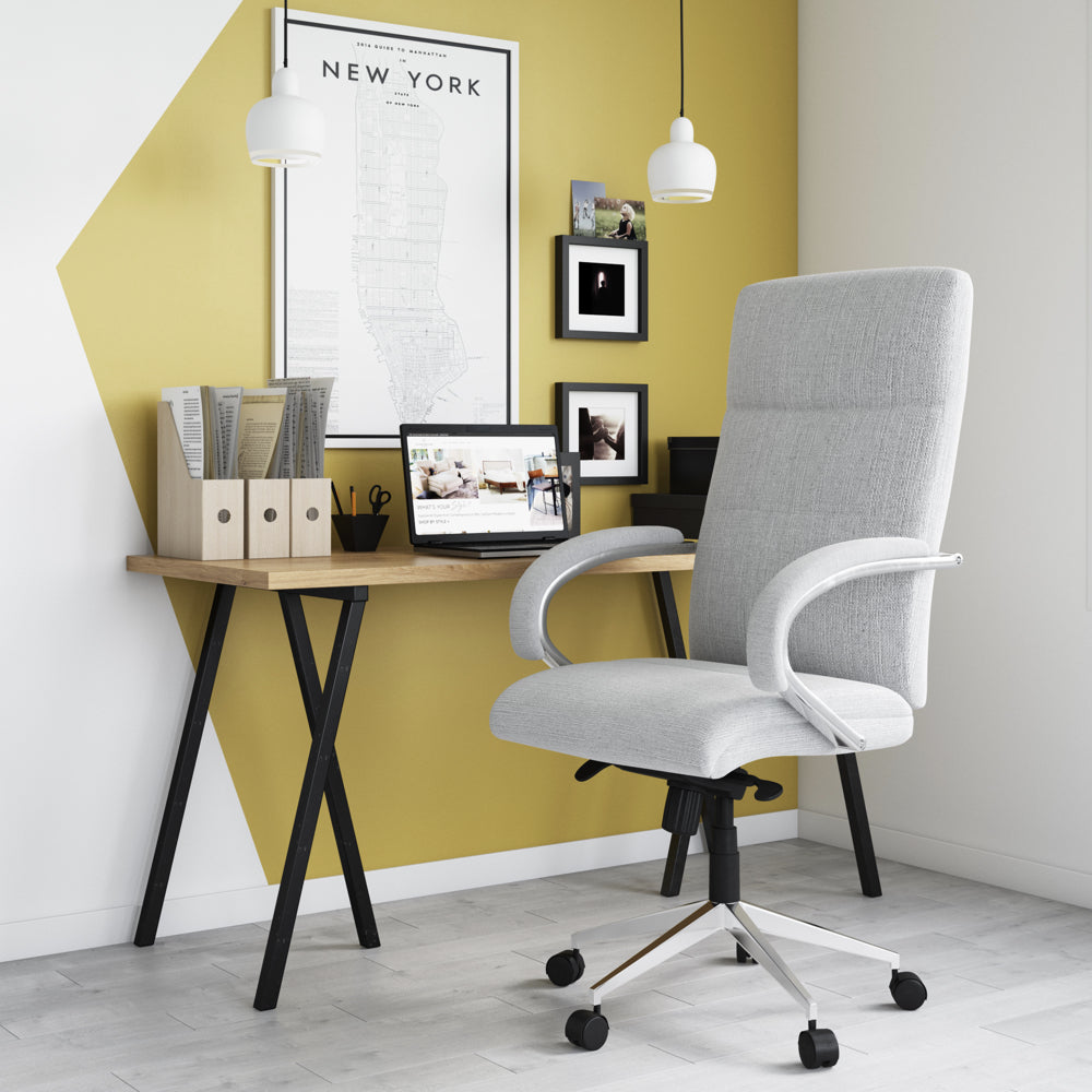 Alphason Bedford Office Chair, Grey