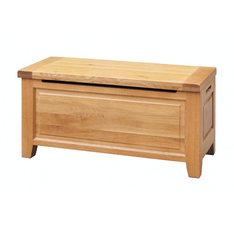 Heartlands Furniture Acorn Solid Oak Blanket Box