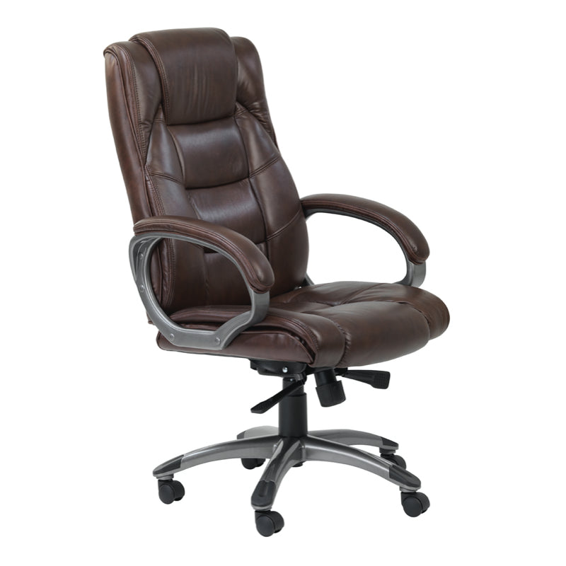 Alphason Northland Leather Chair, Brown