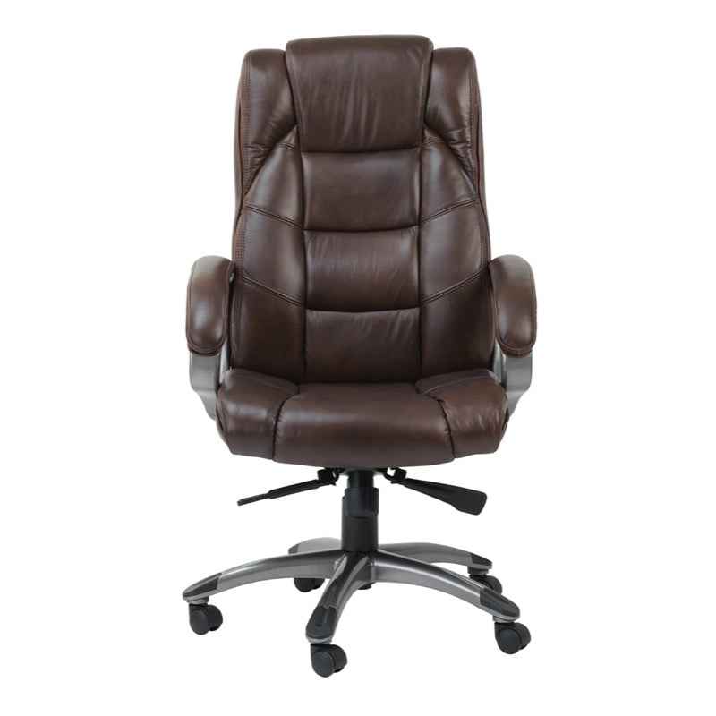 Alphason Northland Leather Chair, Brown