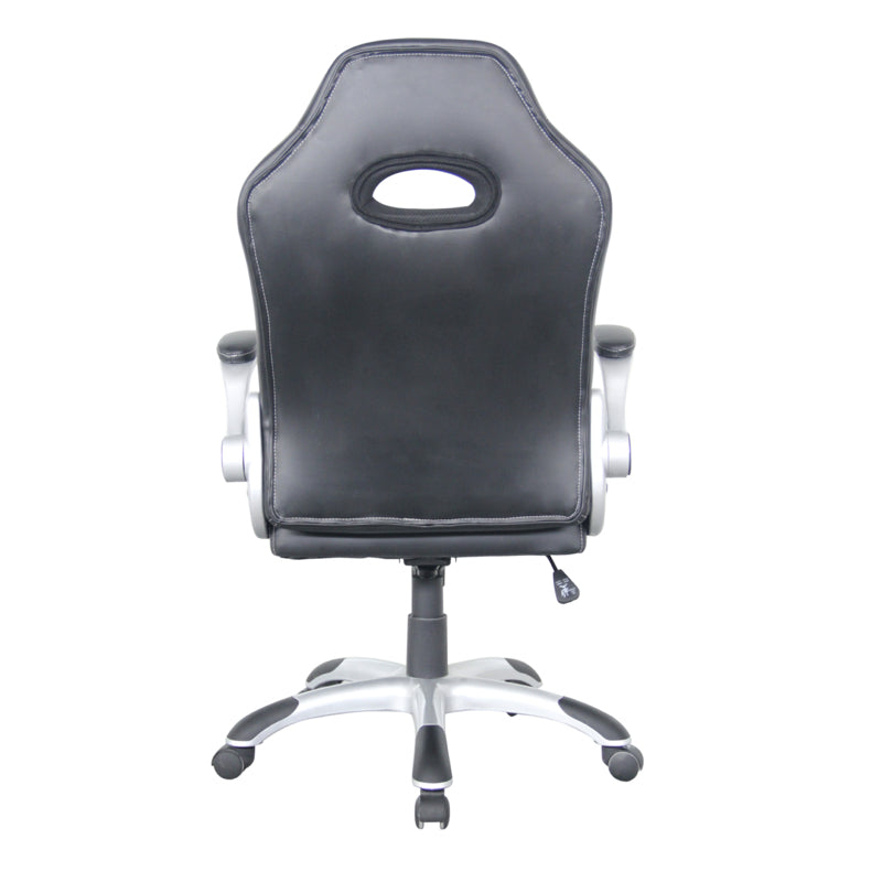 Alphason Talladega Faux leather Chair, Black