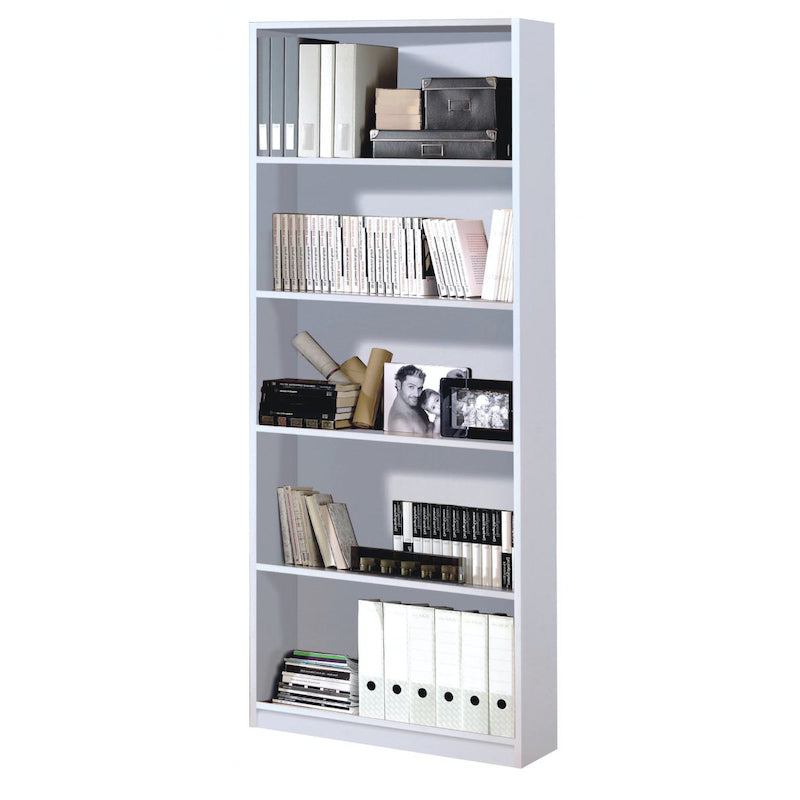 Heartlands Furniture Arctic Book Shelf 5 Shelves White 005626BO