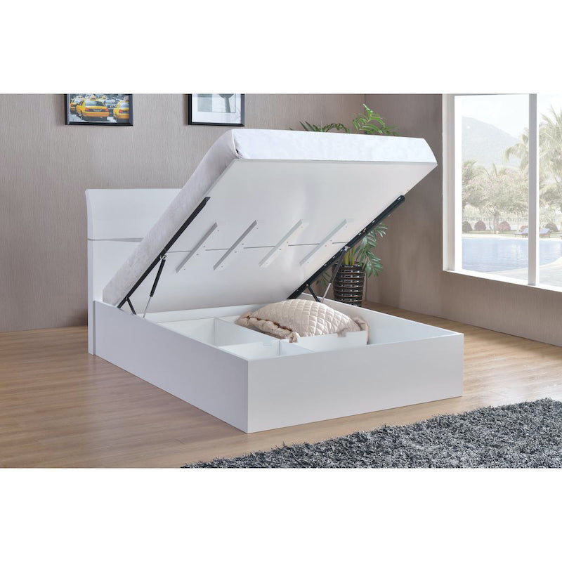 Heartlands Furniture Arden High Gloss Storage Bed Double