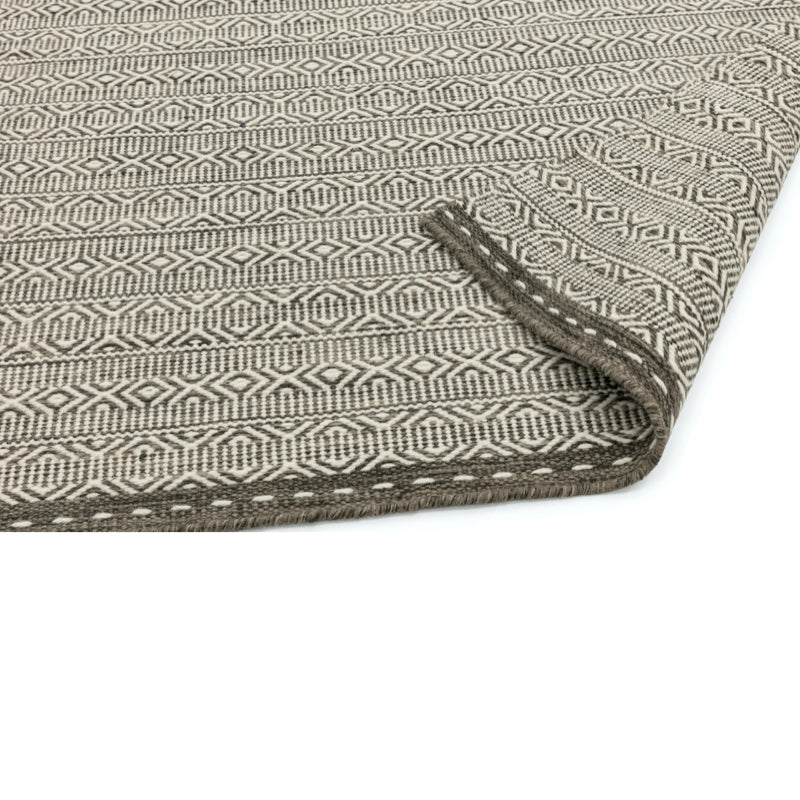 Asiatic Knox Reversible Wool Dhurry Taupe Rug