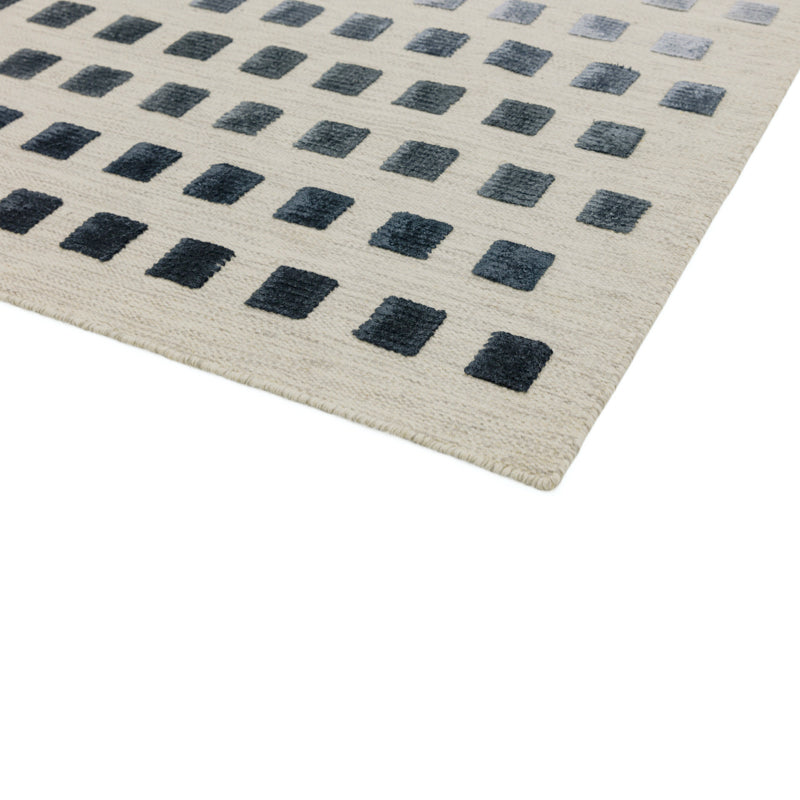 Asiatic Theo Silvery Squares Rug