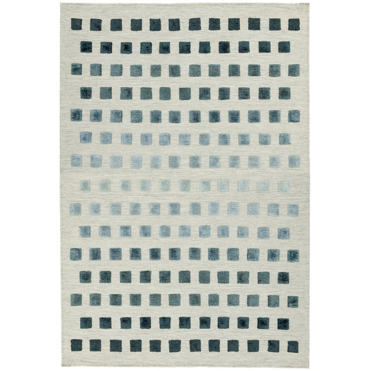 Asiatic Theo Silvery Squares Rug