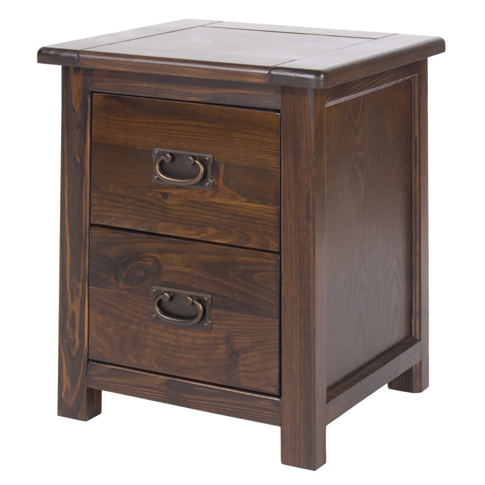Core Products Boston 2 Drawer Bedside Cabinet