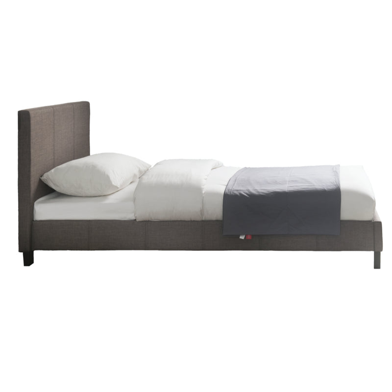 Birlea Berlin Fabric 3ft Single Bed Frame, Grey