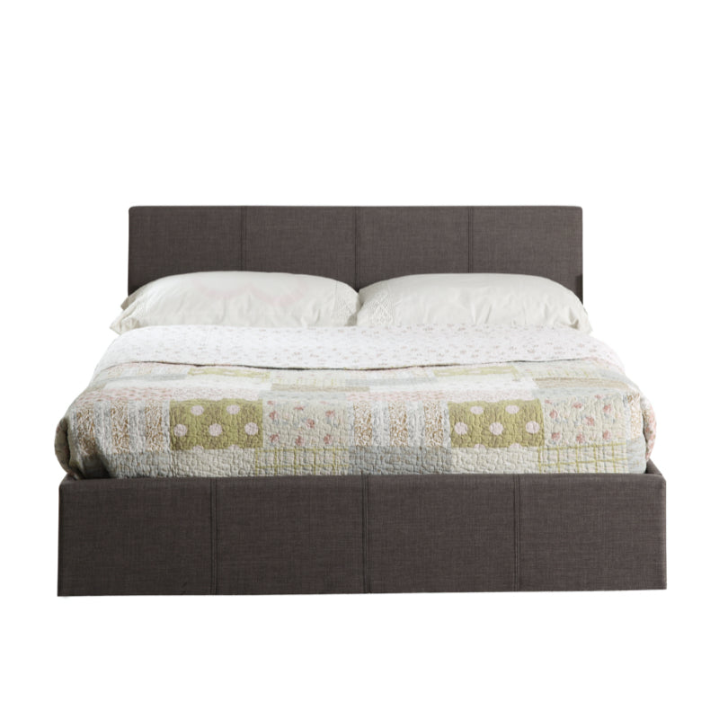 Birlea Berlin Fabric Ottoman 5ft Kingsize Bed Frame, Grey