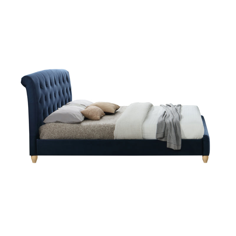 Birlea Brompton 4ft 6in Double Bed Frame, Midnight Blue