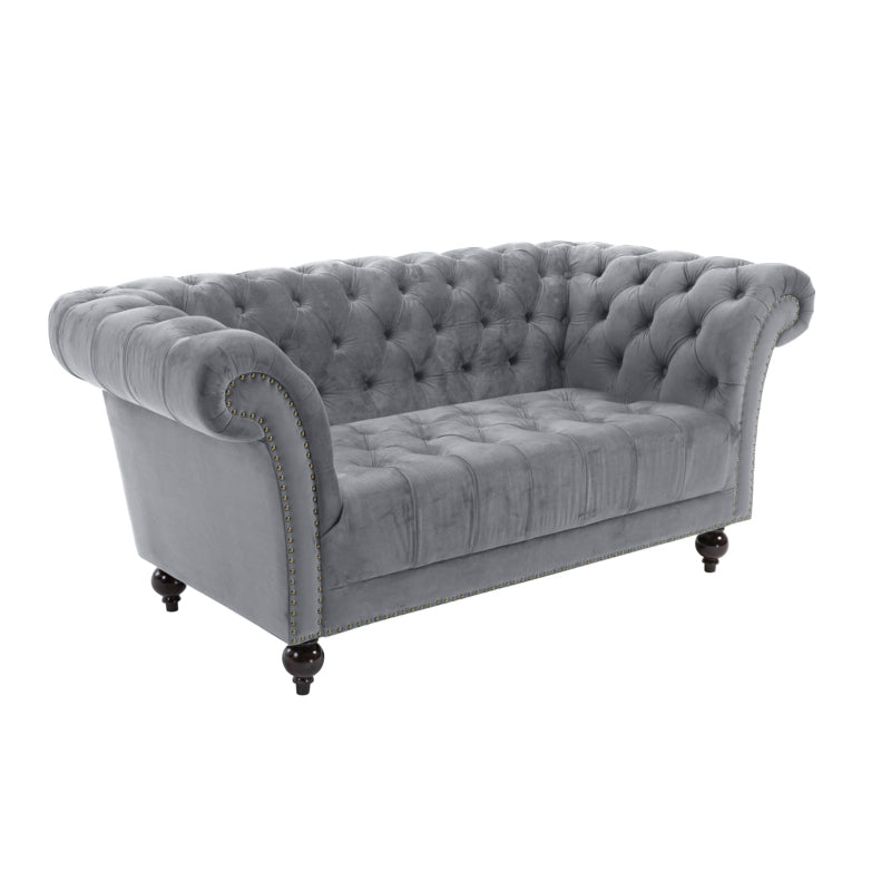 Birlea Chester 2 Seater Sofa, Grey